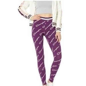 Script Printed Leggings